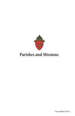 Parishes and Missions - Diocese of Corpus Christi