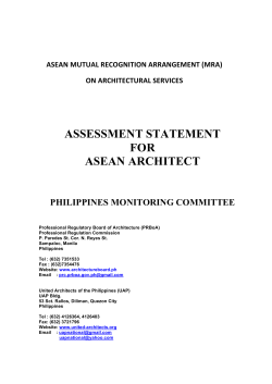 Asean Architect Council