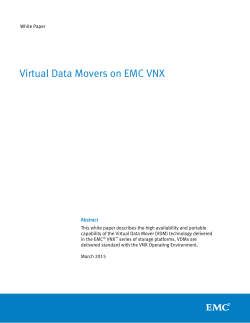 Virtual Data Movers on EMC VNX