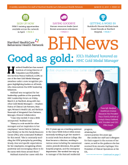 Good as gold: IOL`s Hubbard honored as HHC Gold Medal Manager