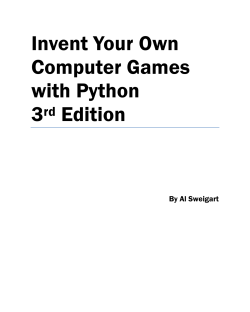 the PDF - Invent with Python