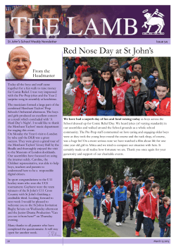 Current issue - St John`s School
