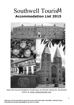 Accommodation List 2015