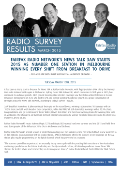 Fairfax Radio Network – Survey Results by Station
