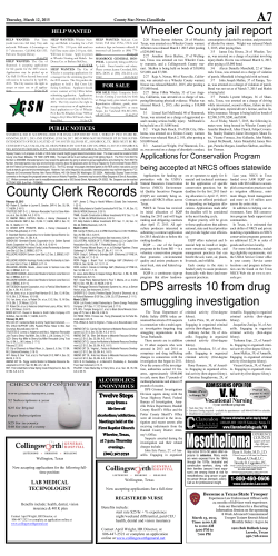 Classifieds - County Star-News