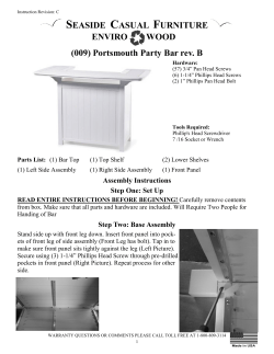 (009) Portsmouth Party Bar rev. B WOOD ENVIRO