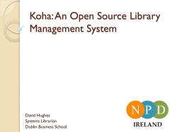 Koha: An Open Source Library Management System