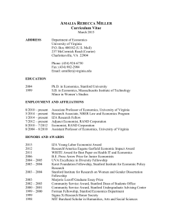 CV - University of Virginia