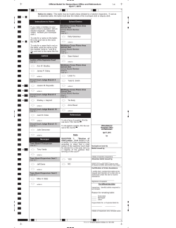 Sample Ballots - the Town of Berry