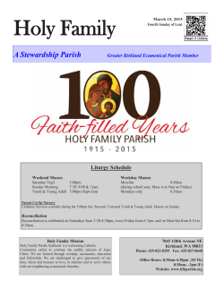 Holy Family - Catholic Printery