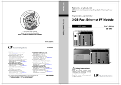 XGB Fast Ethernet I/F Module