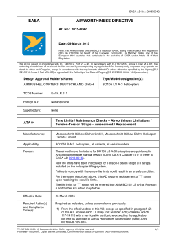 EASA 2015-0042 - EASA Airworthiness Directives Publishing Tool