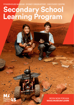 Secondary School Learning Program