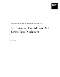 2015 Annual Dodd-Frank Act Stress Test Disclosure