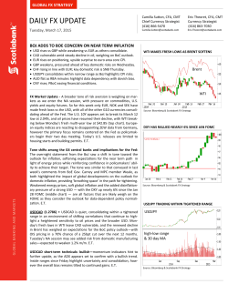 G10 FX Daily Briefing