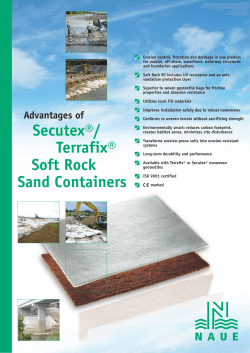 Secutex®/ Terrafix® Soft Rock Sand Containers