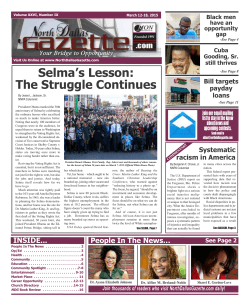 Selma`s Lesson: The Struggle Continues