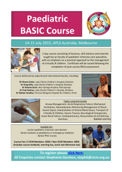 Paediatric BASIC Course