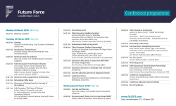 PDF - Future Force Conference 2015