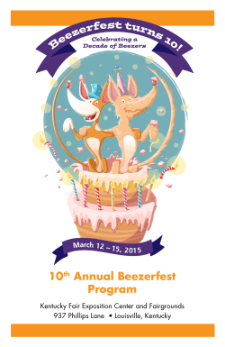2015 Beezerfest Program