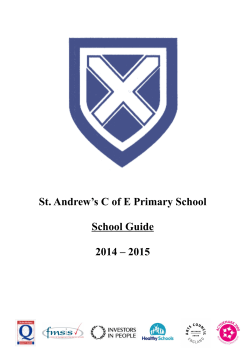 St Andrew`s School Guide 2014-2015
