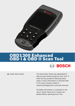 OBD1300 Enhanced OBD I & OBD II Scan Tool