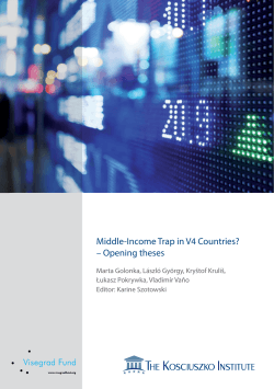 Middle-Income Trap in V4 Countries? – Opening theses