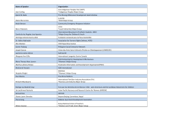 Major Groups speakers, Post-2015 intergovernmental negotiations