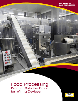 Food Processing - Hubbell Wiring Device