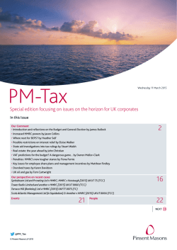 PM-Tax Special Edition