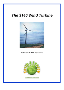 The $140 Wind Turbine - RSI GREEN ENERGY NETWORK