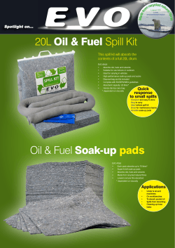 20L Oil & Fuel Spill Kit Oil & Fuel Soak