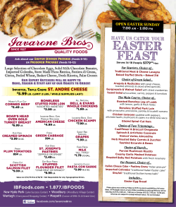 Easter FEAST - IBFOODS.com
