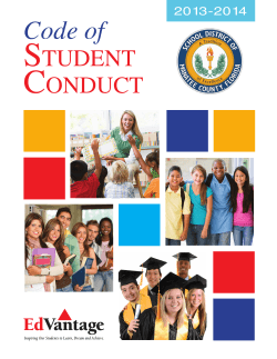 Code of Conduct - Team Success Schools