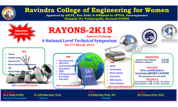 RAYONS-2K15 - Ravindra College of Engineering for Women