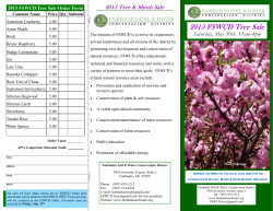 Tree Sale Brochure - Fairbanks Soil and Water Conservation District