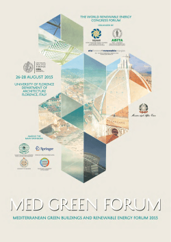 med green forum - 2015 - World Renewable Energy Congress / Network