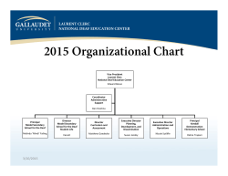 2015 Organizational Chart