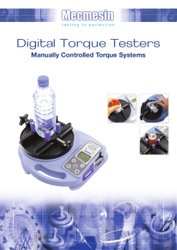 Digital Torque Testers