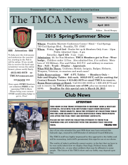 Spring 2015 Newsletter - Tennessee Military Collectors Association