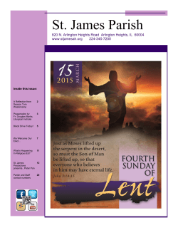 March 15 2015 - St. James Parish