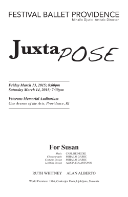 JuxtaPOSE - Festival Ballet Providence
