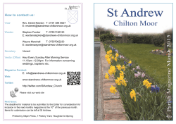 How to contact us: - St. Andrew`s Church | Chilton Moor