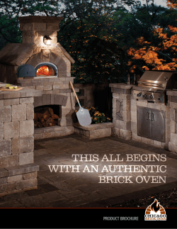 Product Guide - Outdoor Pizza Oven
