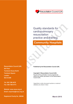 Community Hospitals - Resuscitation Council (UK)