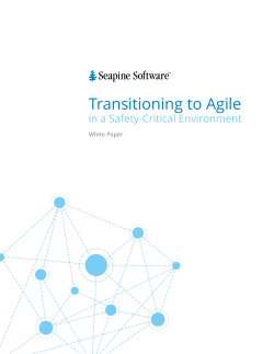 Transitioning to Agile - Seapine Software, Inc.