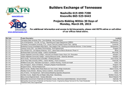 Builders Exchange of Tennessee