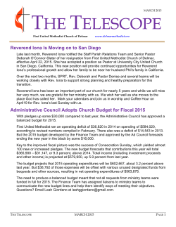 Our Newsletter - First United Methodist Church, Delmar