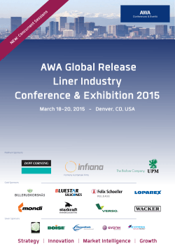 AWA Global Release Liner Industry Conference & Exhibition 2015