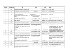 presentation list - Rocky Mountain Psychological Association